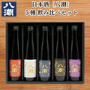 【ふるさと納税】八潮 日本酒飲み比べセット（180ml×5本） 普通酒 純米大吟醸 大吟醸 帯ラベル ギフト 父の日 敬老の日