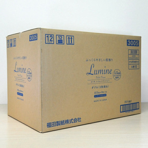 【3ヶ月ごとに3回お届け 定期便】 　ルミネトイレットペーパー 8ロールダブル 12パック入り