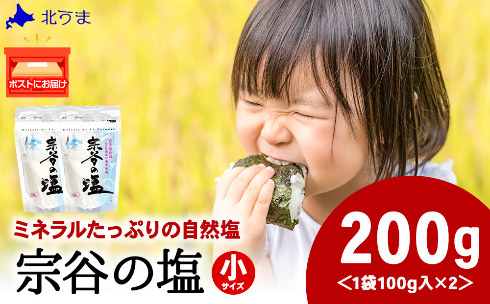
            宗谷の塩100g×2袋
          