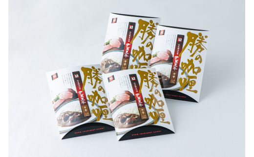 レストラン勝オリジナル伊萬里牛カレー【中辛】4食分 J723_イメージ2