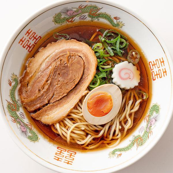 
生ラーメン12食 ( 麺 90g & スープ 22ml × 各12袋 ) 鎌田醤油スープ付 ｜ラーメン 醤油 セット
