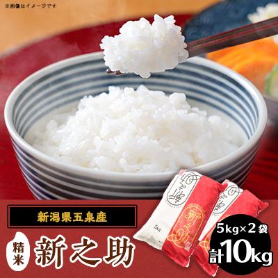 ふるさと納税 五泉市 令和7年産 新潟県五泉産　新之助10kg