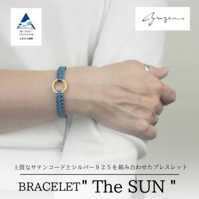ふるさと納税 小松市 Bracelet -The SUN- ゴールド ブレスレット【オリエンタルブルー】