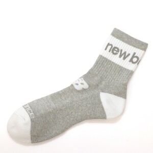 【2026年3月から順次発送】ニューバランスゴルフ ソックス 1足 61862【グレー】《 靴下 くつした ソックス ゴルフソックス ニューバランス 》【2501T14003_03】