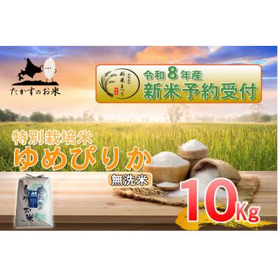 ふるさと納税 鷹栖町 【令和八年産新米予約】たかすのお米「特別栽培米 ゆめぴりか」10kg(無洗米)
