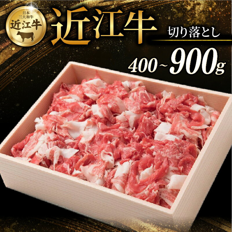 【ふるさと納税】 近江牛 切り落とし 400g ~ 900g 選べる容量 牛 牛肉 肉 和牛 黒毛和牛 国産 国産牛 切落し きりおとし 冷凍 ブランド牛 お歳暮 おすすめ ギフト 贈り物 人気 彦根 滋賀