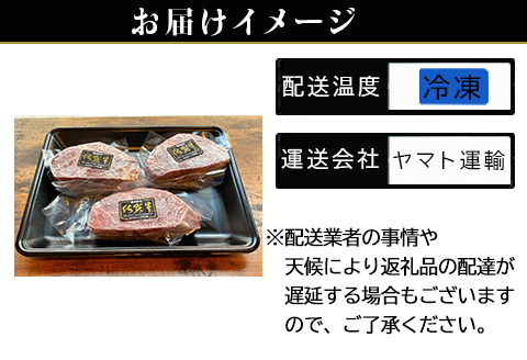 「敬老の日」佐賀牛 最高希少部位ヒレステーキ約200g×3枚(合計600g) 個別真空 赤身牛肉 ギフト「2023年 令和5年」