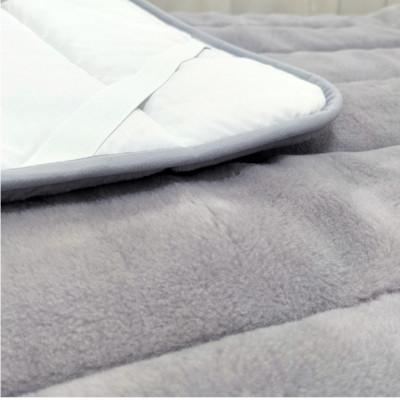 ふるさと納税 和泉市 【シングルサイズ】吸湿発熱あったかボリューム敷パッド グレー1枚 HTP-40S-GY |  | 01