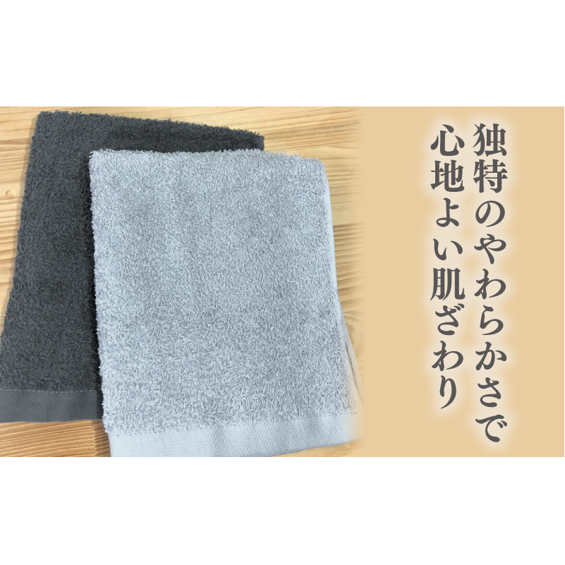 ナチュレル 泉州ハンドタオル10枚（グレー系）【泉州タオル 国産 吸水 普段使い 無地 シンプル 日用品 家族 ファミリー】 G1508_イメージ2
