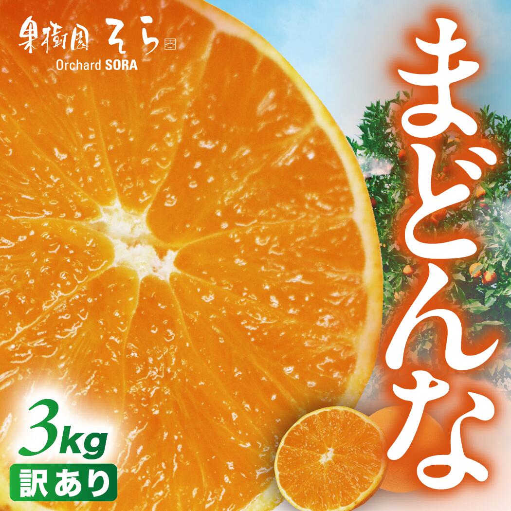 【ふるさと納税】【先行受付】天空の果樹園から届く そらまどんな(3kg)【訳あり】【C95-5】_【1668478】 YWTAQ005