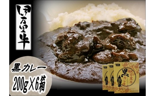 
伊万里牛黒カレー 6食分 (200g×6箱） J710
