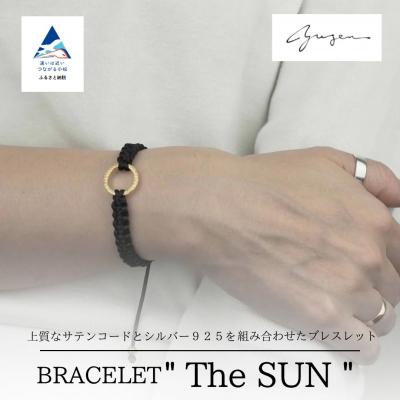ふるさと納税 小松市 Bracelet -The SUN- ゴールド ブレスレット【リッチブラック】