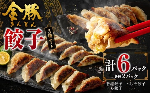 ◇金豚 餃子 3種 セット 計6パック