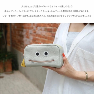【通しマチ/ニッコリポーチLAERGE/全20色】毎日の相棒♪定番/通しマチ仕様のふっくらモンスターマルチポーチ レディース 化粧ポーチ コスメ メイク 大容量 マルチ 大きめ 機能的 プレゼント ア