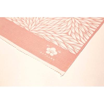 ふるさと納税 八王子市 【江戸小紋 石塚染工】手染め形梅浴衣 反物  むじな菊(薄柿色)