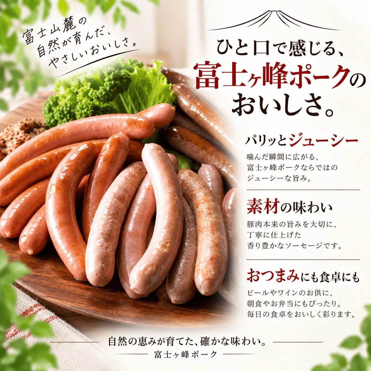 【富士山麓からの贈り物】山中湖ハムのおつまみセットセレクション