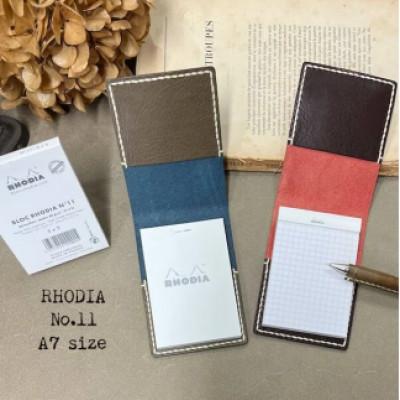 ふるさと納税 宇部市 【革小物one】rhodia cover(ロディアカバー)ブラック |  | 02