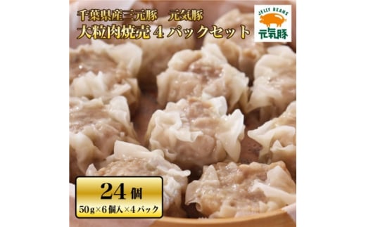 
元気豚　大粒肉焼売　4パックセット【1459599】
