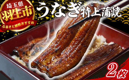 うなぎ 鰻 特上 蒲焼 約180g~190g 2枚 冷蔵 肝 山椒 付き 真空パック 小分け うな重 丑の日 父の日 母の日 取り寄せ ギフト 高級 老舗 創業 170年 魚徳 埼玉県 羽生市 