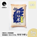 【ふるさと納税】【精米6ヶ月定期便】特別栽培「きなうす米」ななつぼし5kg×6回