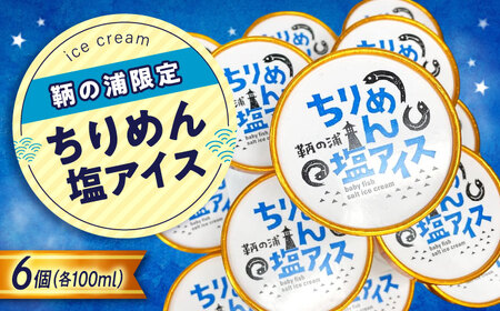 鞆の浦限定ご当地《ちりめん塩アイス》 100ml×6個 [BAFO002]アイス