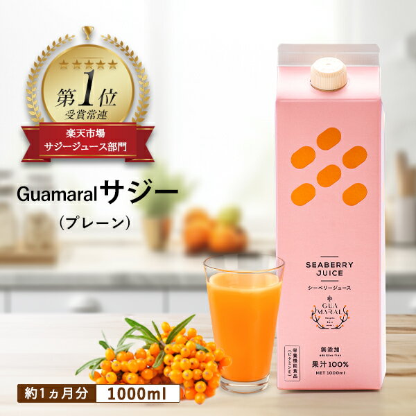 【ふるさと納税】「サジー 100%」ジュース 1,000ml×1本｜サジージュース サジー シーベリー 沙棘 グアマラル 健康ドリンク 健康 美容 栄養 果汁 鉄分補給 栄養補給 健康食品 ギフト 贈答 贈り物 プレゼント お祝 記念品 ご褒美 景品 お中元 お歳暮 飲み物 ドリンク _DX02