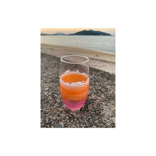 【福岡市】オーシャングラス 1個 420ml【カラー選択可】 エメラルドグリーン系