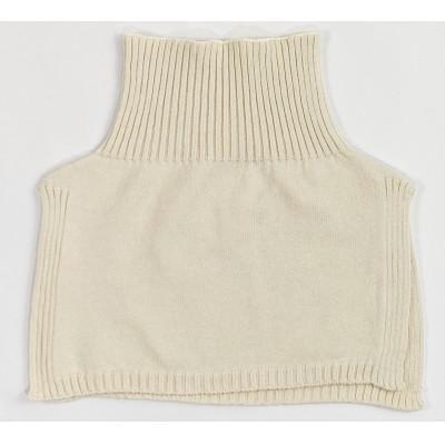 ふるさと納税 大和高田市 日本製 オーガニックコットン ネックウォーマー (つけ襟) 生成 (6650-7374)