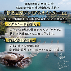 伊勢志摩プレミアムオイスター（24個入）/ 伊勢志摩 伊勢 志摩 的矢 牡蠣 かき ｶｷ 養殖 的矢湾 生食 うま味 甘美 伝統 いせ しま まとや ﾌﾟﾚﾐｱﾑ 濃厚 殻付き 貝 魚貝類 新鮮 ｼﾝ