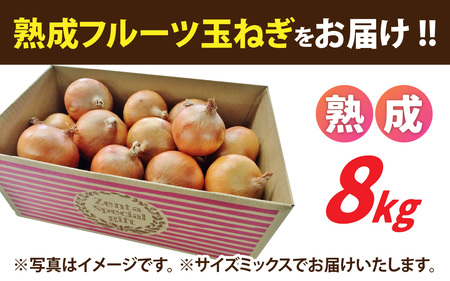 【 6月下旬より順次発送予定 】熟成フルーツ玉ねぎ8kg【サイズ色々】