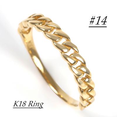 ふるさと納税 大月市 K18 チェーンリングタイプ　R4000-Y#14