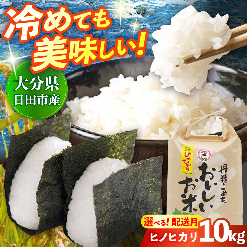 【ふるさと納税】【配送時期が選べる・25年11月以降発送】令和7年産大分県産ヒノヒカリ 10kg 米 お米 白米 コメ ご飯 ごはん ライス 新米 国産 送料無料 日田市 / JAおおいた日田グリーンセンター [ARDX005,ARDX016-025]
