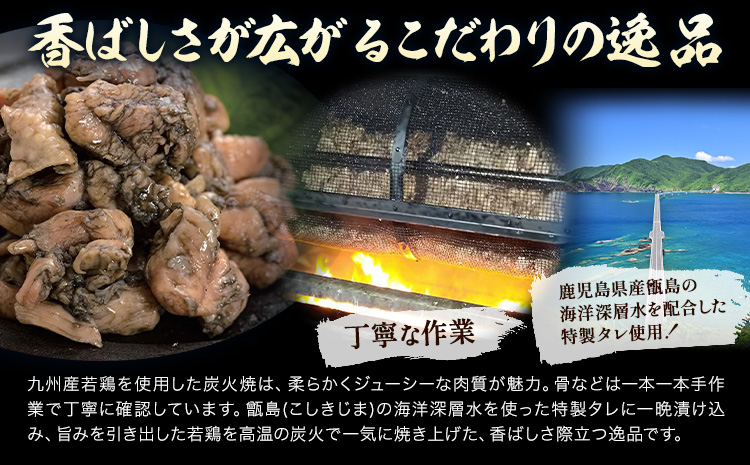 若鶏 炭火焼 九州産 パック もも むね ヤゲン軟骨 セット 16パック (1パック130g) 江夏商事株式会社《90日以内に出荷予定(土日祝除く)》鹿児島県 さつま町 おつまみ おかず 鶏 若どり 