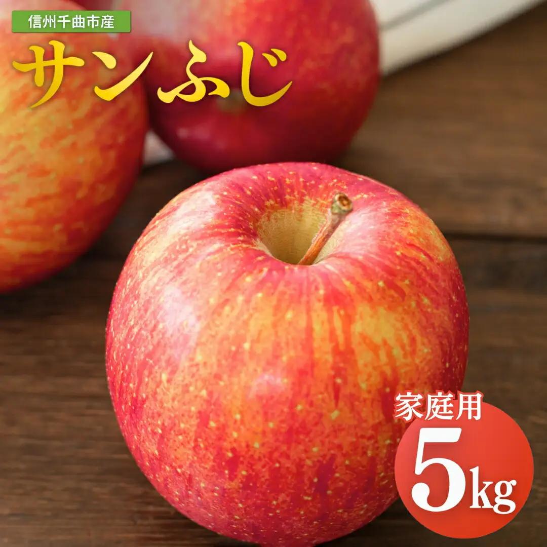【2026年先行予約】りんご サンふじ 家庭用 訳あり 約5kg|りんご