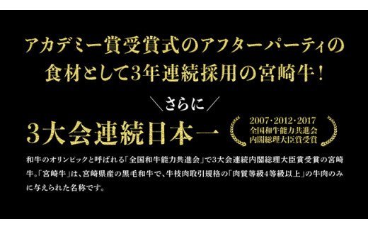 《生産者支援品》宮崎牛 ロース ステーキ 500g (宮崎県産 和牛 こま切れ付き) 計700g【 ミヤチク 牛肉 黒毛和牛 サーロイン ４等級以上 国産 宮崎県産】[D0665]