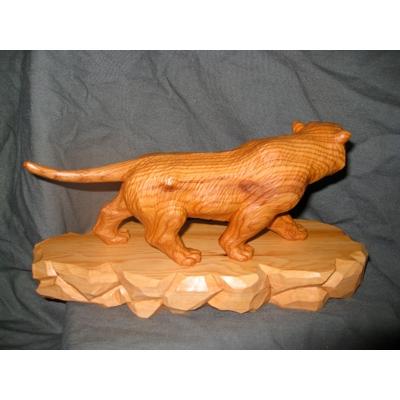 ふるさと納税 高山市 飛騨一位一刀彫　猛虎(中) f123 |  | 02