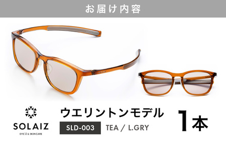 サングラス SOLAIZ UVカット サングラス  SLD-003 TEA/L.GRY [C-17208_03]