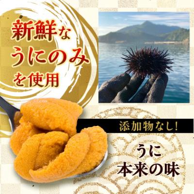 ふるさと納税 宮古市 【2026年4月下旬以降順次発送】天然生うに100g×1パック岩手県産　ミョウバン不使用 |  | 01