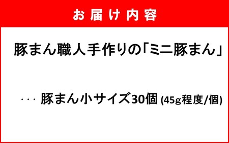 1489R_豚まん職人手作りの「ミニ豚まん24個」