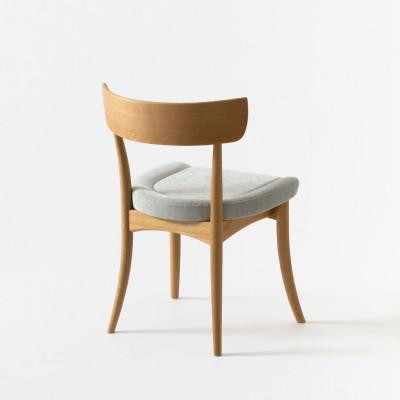 ふるさと納税 高山市 【飛騨の家具】飛騨産業　HIDA　CRESCENT　チェア(張り座)ホワイトオーク　CG302 |  | 01