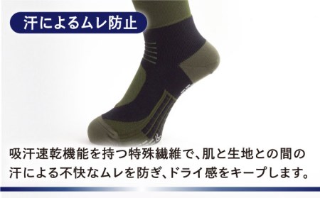 【27-29cm】Runtage 着圧ゴルフソックス アスリートラウンドPRO 先丸タイプ＜ネイビー＞【イイダ靴下株式会社】[HBB006] スポーツウェア ゴルフ ソックス ランニング 運動用