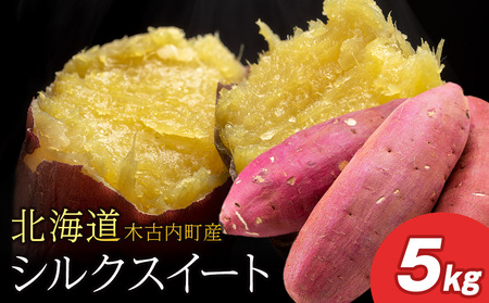 【10月発送！】【秋山農園】北海道産　さつまいも　シルクスイート5kg 野菜 いも 芋 さつまいも 北海道ふるさと納税