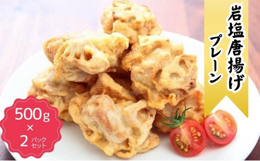 
[№5359-0006]500g×2パックオーブントースターで温めるだけ簡単調理唐揚げ揚げたてジューシー冷めても柔らかいお弁当にピッタリにんにく化学調味料不使用岩塩唐揚げ
