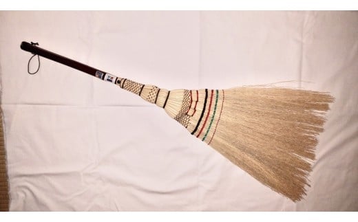 栃木県 伝統工芸品 指定　手作り ほうき　栃木産ほうき草使用「東京型ほうき」【雑貨 日用品 人気 おすすめ 】