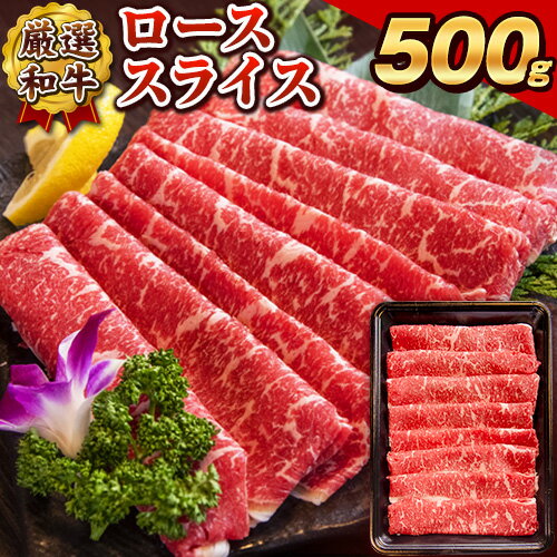 【ふるさと納税】あか牛(褐毛和牛) ローススライス (リブまたはサーロイン) 500g 熊本県産 肉 和牛 牛肉 赤牛 あかうし リブロース サーロイン 冷凍 《5月中旬-6月中旬頃出荷予定》送料無料 熊本県津奈木町
