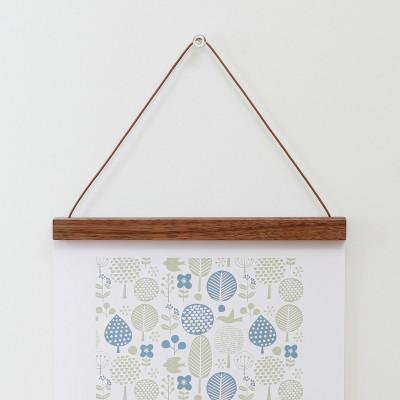 ふるさと納税 岡山市 天然木の壁掛けホルダー マグネット式 ウォールナット |  | 01