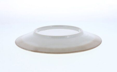 【美濃焼】スモークリース 印花型 8.0皿 4点セット ブラウン【カネ定製陶】[MEI205-2]