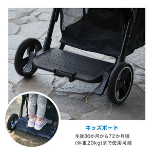 ベビーカー 2-Seater next (グレー) [0660]