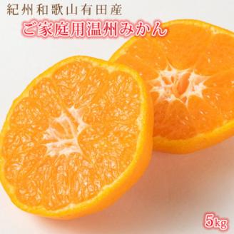 【ご家庭用訳アリ】紀州有田産濃厚完熟温州みかん　5kg