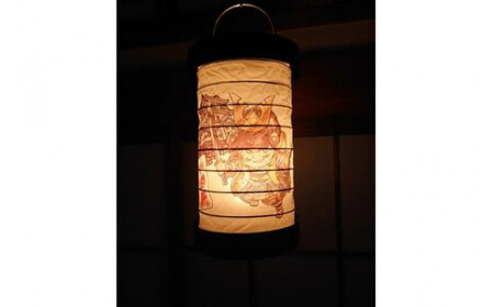 ゆらぎLEDちょうちん　北条氏邦（鉢形城主）【ゆらぎ 提灯 ちょうちん LED電球 和紙 やわらかい灯り 最新技術 ゆらぐＬＥＤ電球 炎のよう 小田原型ちょうちん リアルキャンドルLEDランプ 神奈川県 小田原市 提灯 提灯】